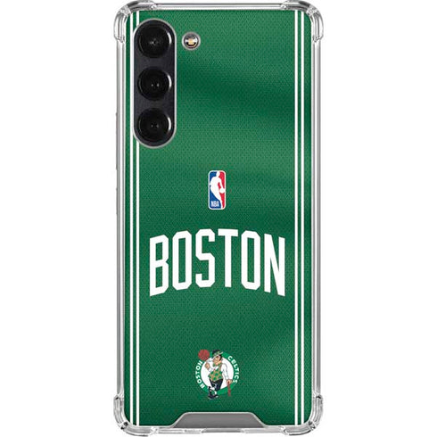 NBA Boston Celtics Jersey Galaxy S23 FE Clear Case